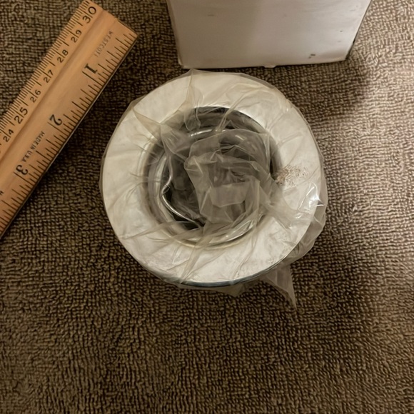 Bar sink strainer chrome plated over brass new unused weekend project - Picture 9 of 9